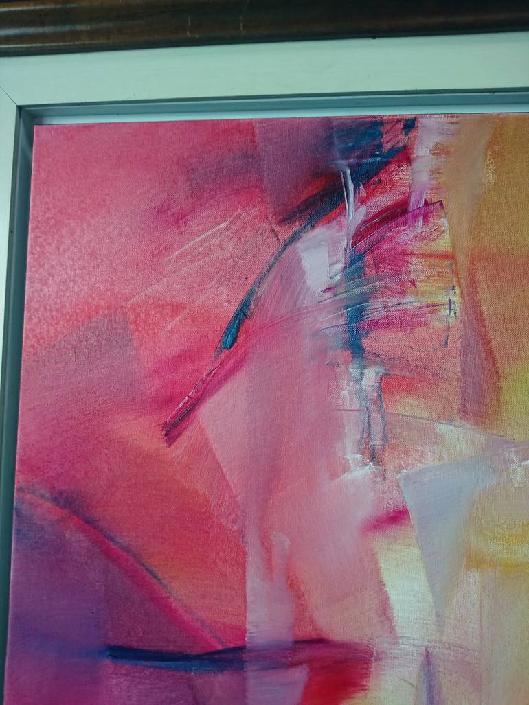 Original Abstract Expressionism Abstract Painting by Nikolai Taidakov