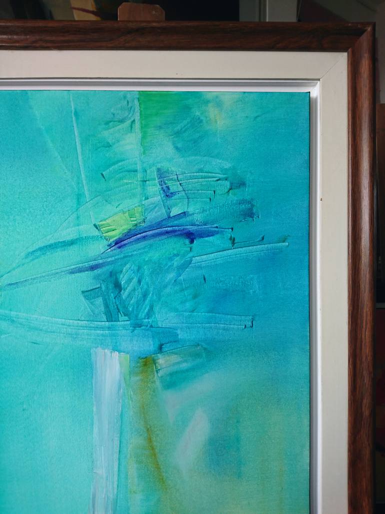 Original Abstract Expressionism Abstract Painting by Nikolai Taidakov