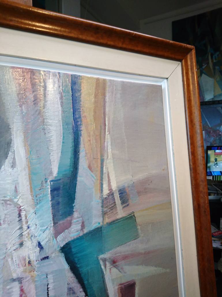 Original Abstract Expressionism Abstract Painting by Nikolai Taidakov