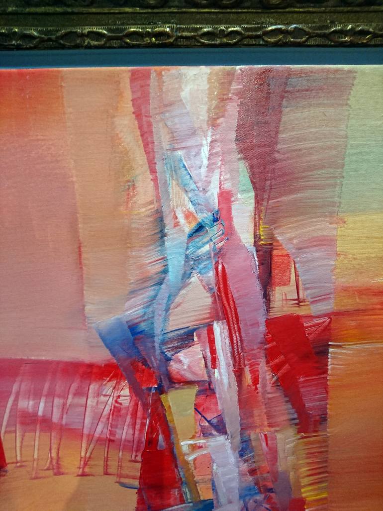 Original Abstract Expressionism Abstract Painting by Nikolai Taidakov