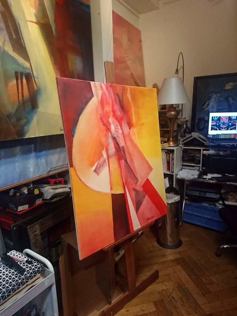 Original Abstract Painting by Nikolai Taidakov