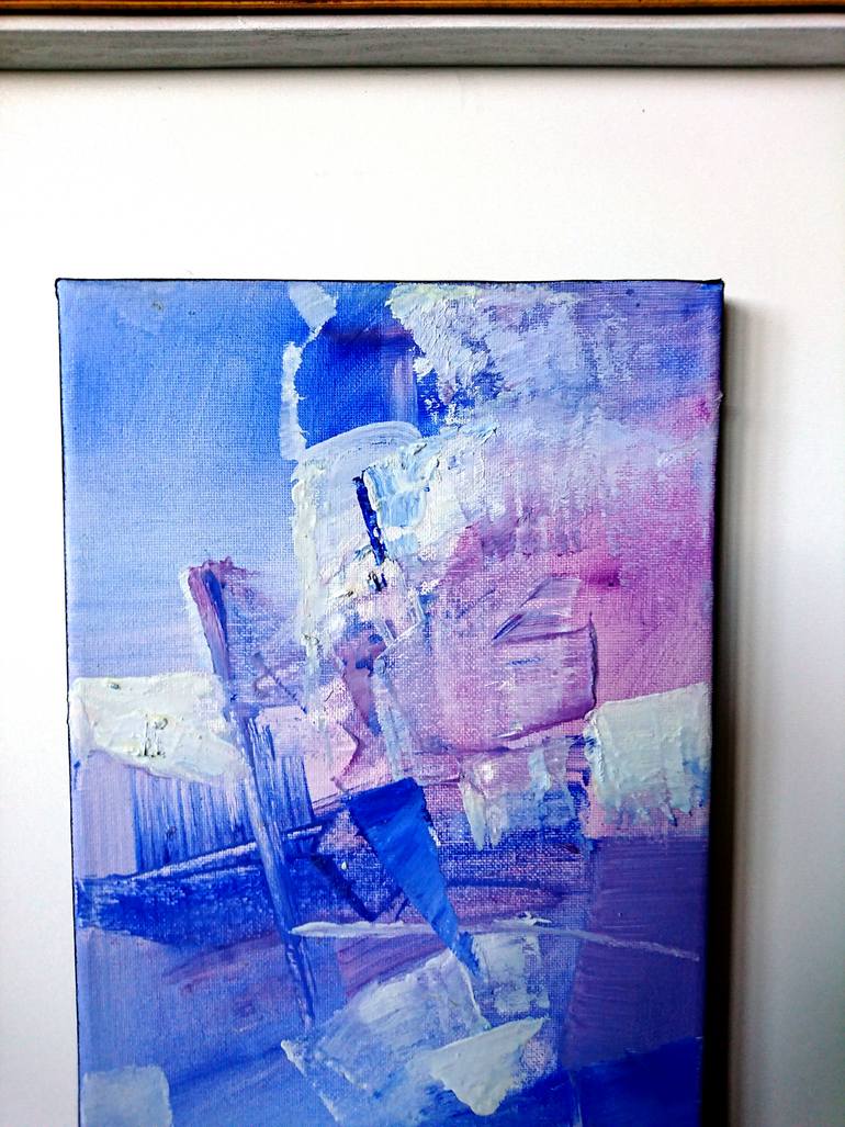 Original Abstract Expressionism Abstract Painting by Nikolai Taidakov