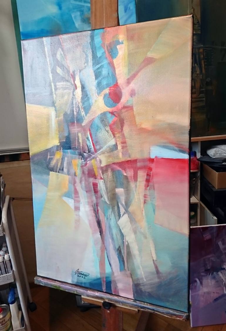 Original Abstract Painting by Nikolai Taidakov