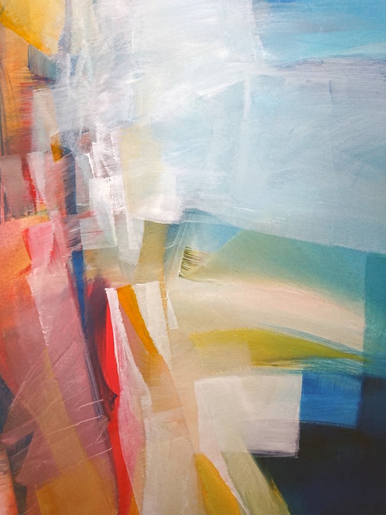 Original Abstract Expressionism Abstract Painting by Nikolai Taidakov