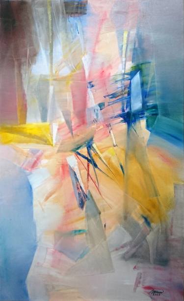 Original Abstract Expressionism Abstract Paintings by Nikolai Taidakov