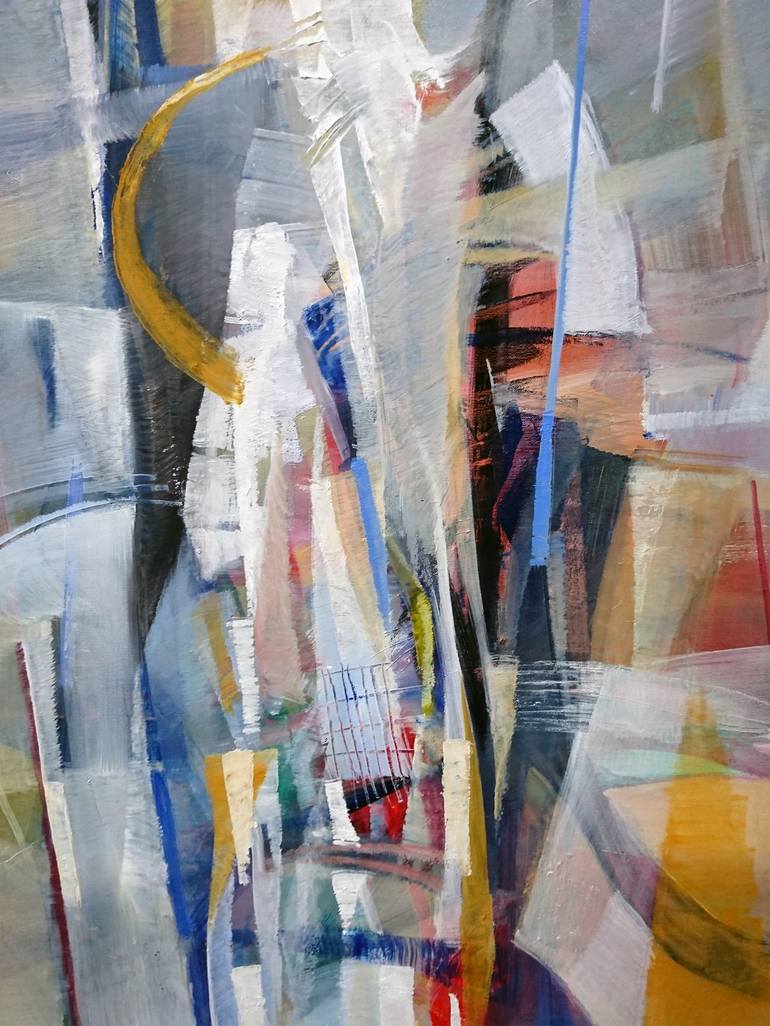 Original Abstract Expressionism Abstract Painting by Nikolai Taidakov