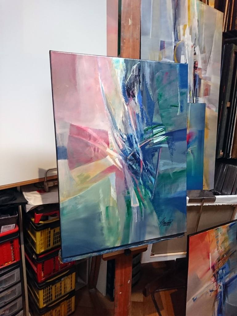 Original Abstract Painting by Nikolai Taidakov