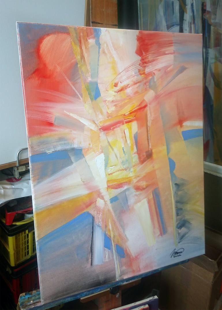 Original Abstract Painting by Nikolai Taidakov