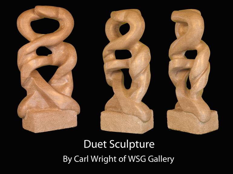 Original Abstract Sculpture by Carl Wright