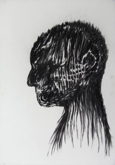 Original Expressionism Portrait Drawings by Jean-Philippe Brunaud