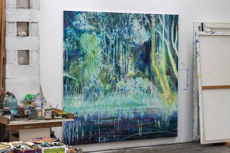 Original Expressionism Nature Painting by Jean-Philippe Brunaud
