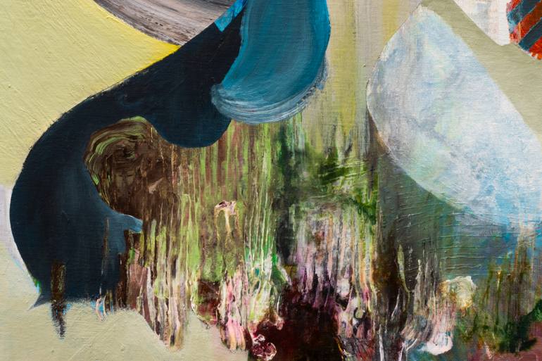 Original Abstract Expressionism Abstract Painting by Jean-Philippe Brunaud