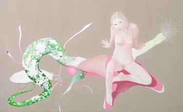 Original Figurative Nude Paintings by Jean-Philippe Brunaud
