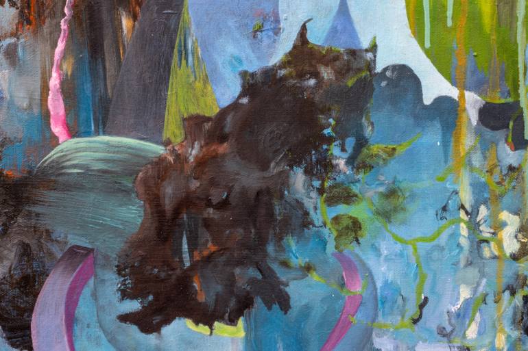 Original Abstract Politics Painting by Jean-Philippe Brunaud