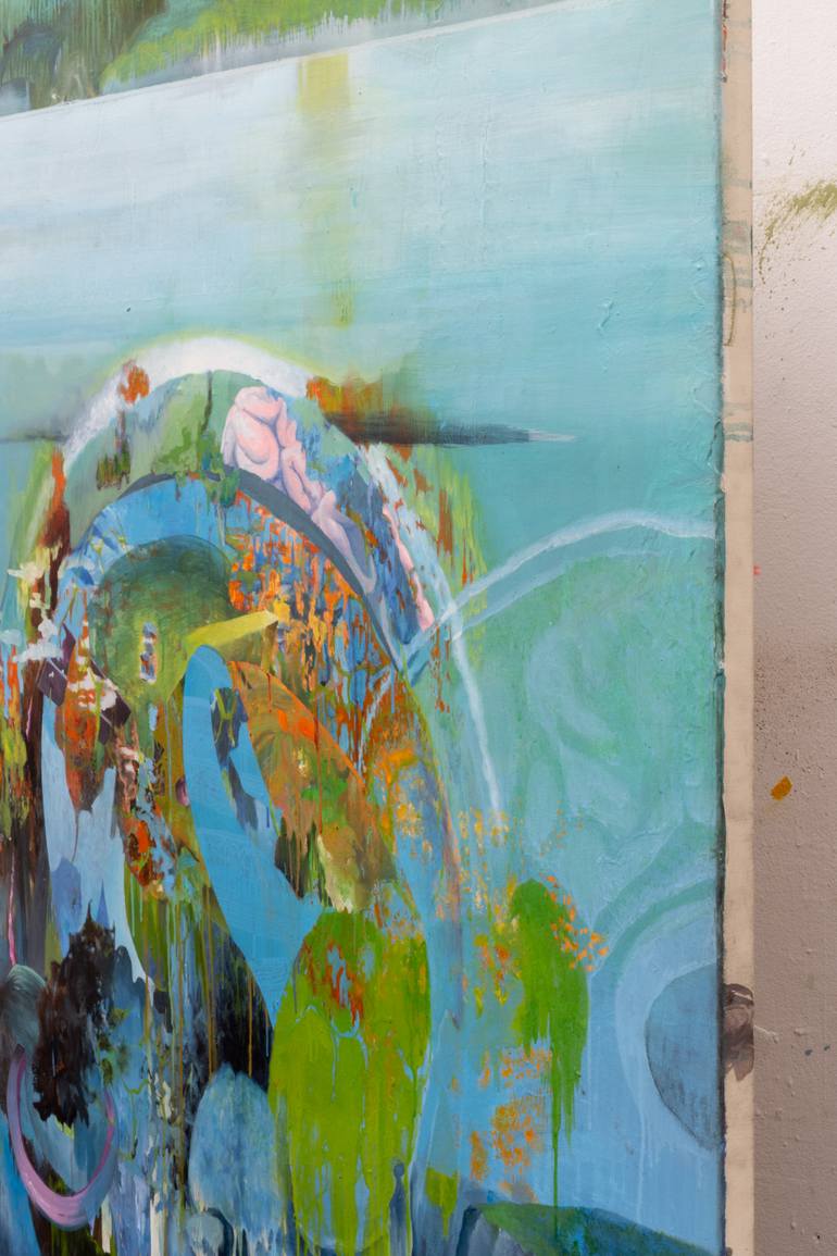 Original Abstract Politics Painting by Jean-Philippe Brunaud