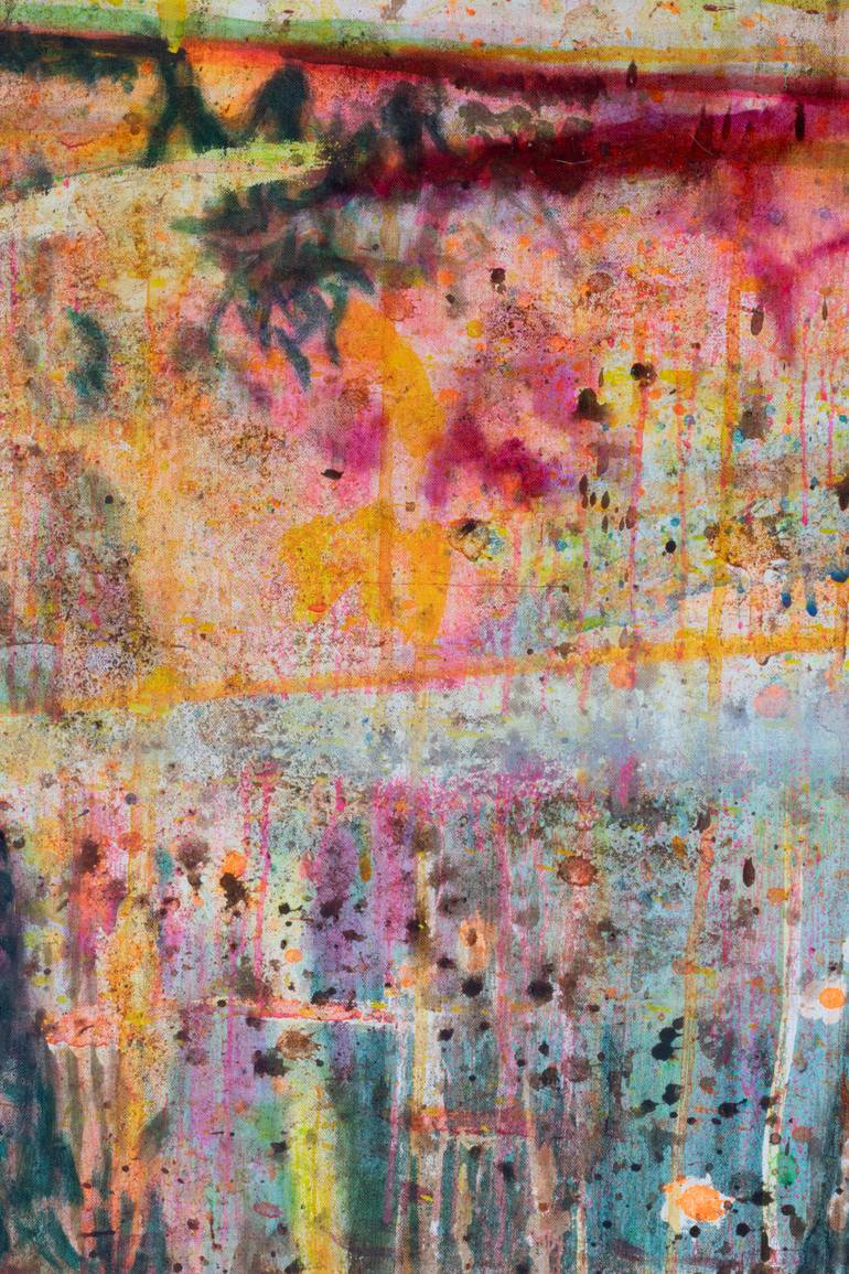Original Abstract People Painting by Jean-Philippe Brunaud