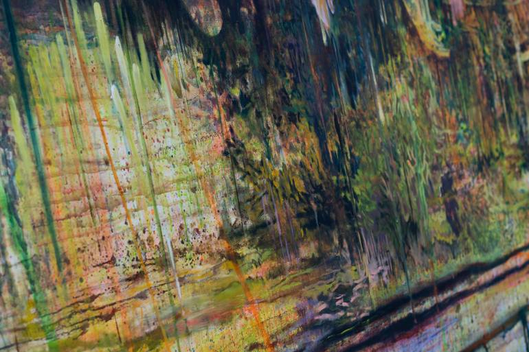 Original Abstract People Painting by Jean-Philippe Brunaud