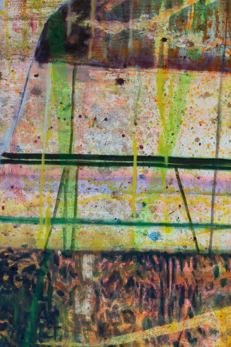 Original Abstract People Painting by Jean-Philippe Brunaud