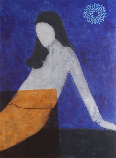 Original Figurative Women Paintings by Silvia Poloto