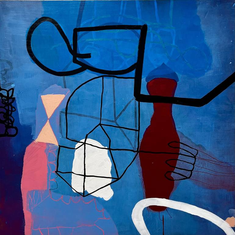 Original Abstract Expressionism Abstract Paintings by Silvia Poloto