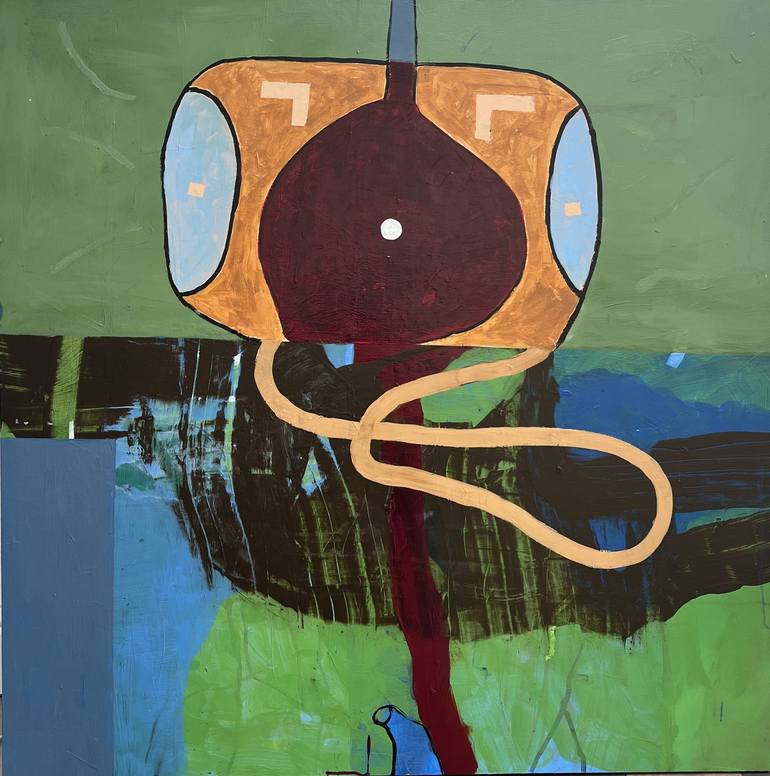 Original Abstract Expressionism Abstract Paintings by Silvia Poloto