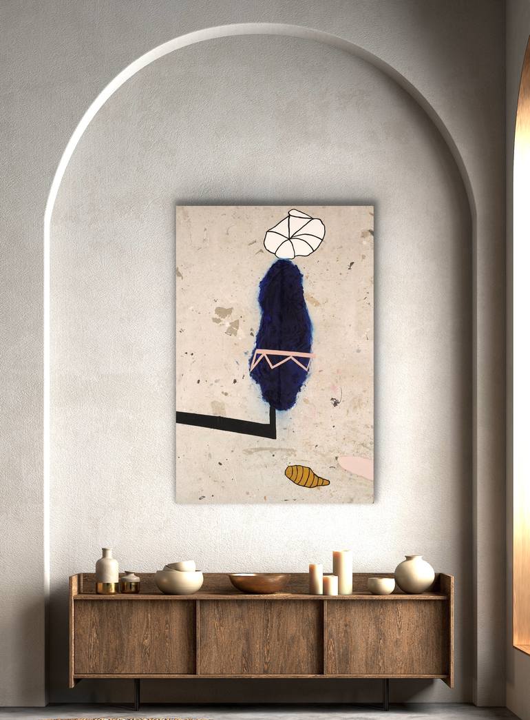 Original Abstract Expressionism Abstract Painting by Silvia Poloto
