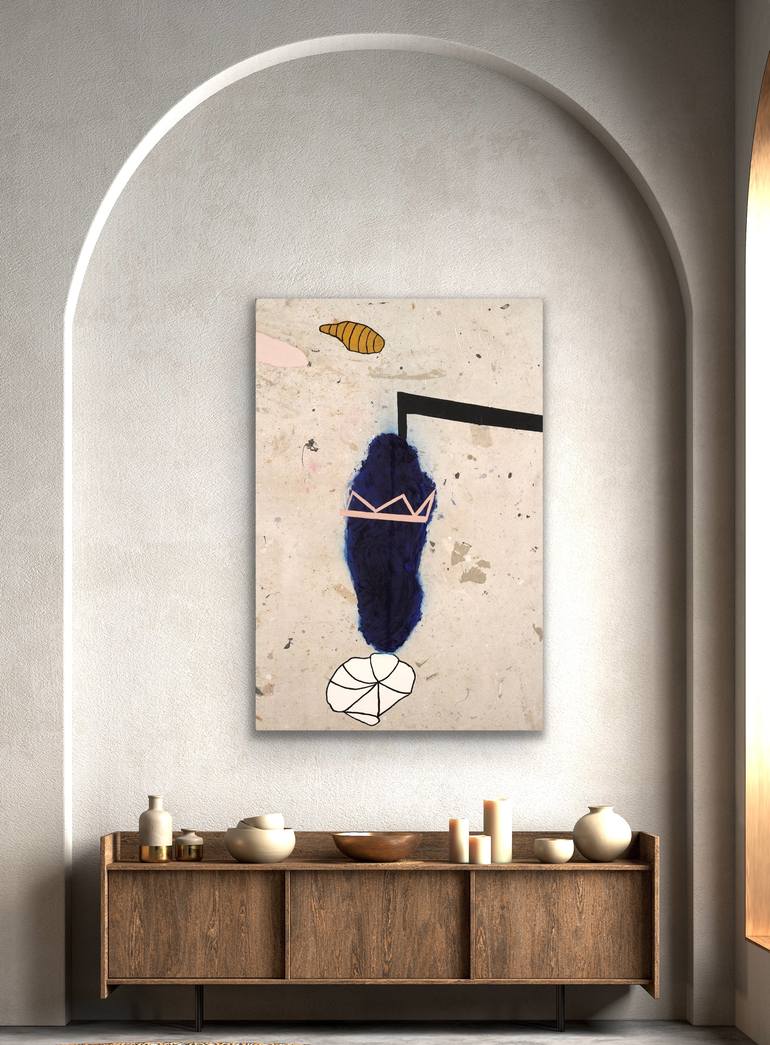 Original Abstract Expressionism Abstract Painting by Silvia Poloto