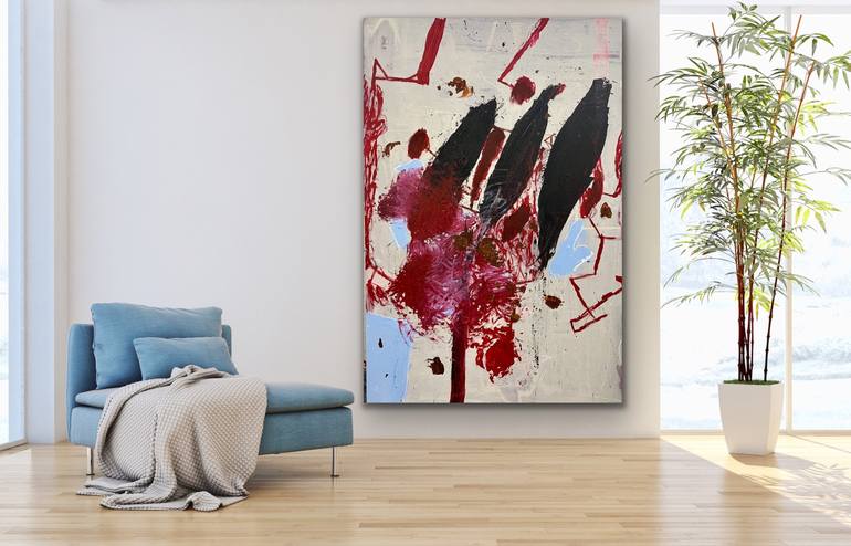 Original Fine Art Abstract Painting by Silvia Poloto