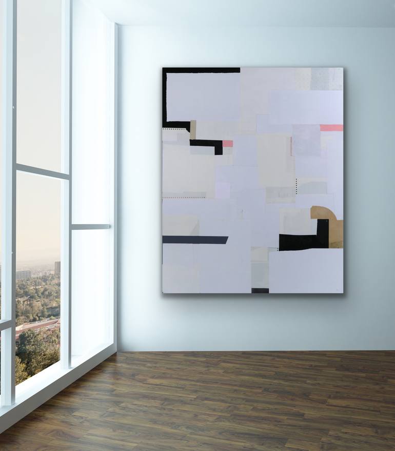Original Minimalism Abstract Painting by Silvia Poloto