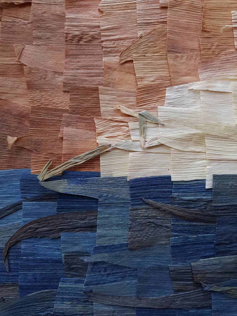 Original Abstract Expressionism Nature Mixed Media by Valentin Bakardjiev