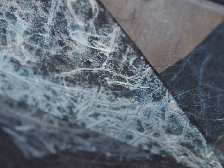 Original Art Deco Abstract Collage by Valentin Bakardjiev