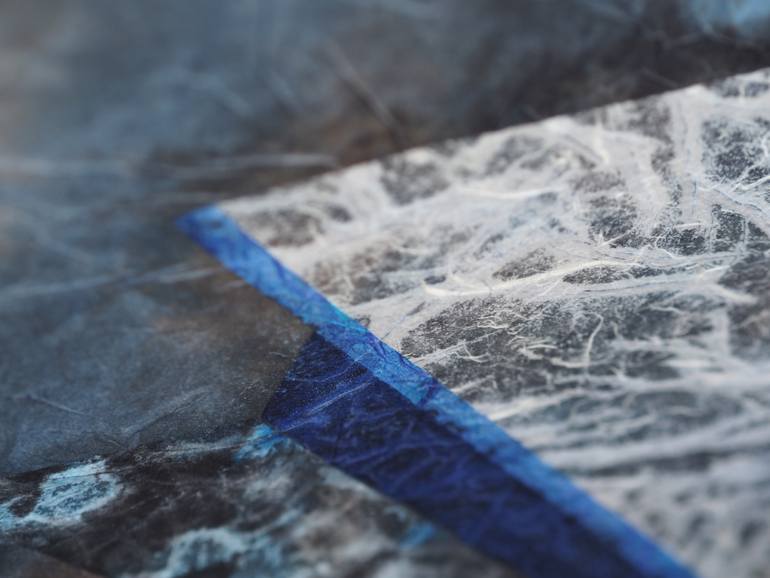 Original Abstract Landscape Collage by Valentin Bakardjiev