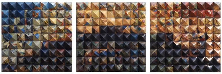 Original Abstract Expressionism Geometric Installation by Valentin Bakardjiev