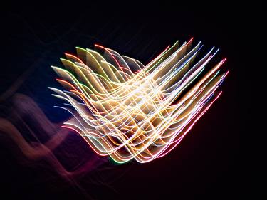 Original Abstract Light Photography by MAZ MAHJOOBI