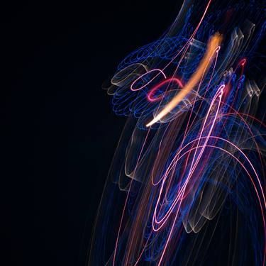 Original Abstract Light Photography by MAZ MAHJOOBI