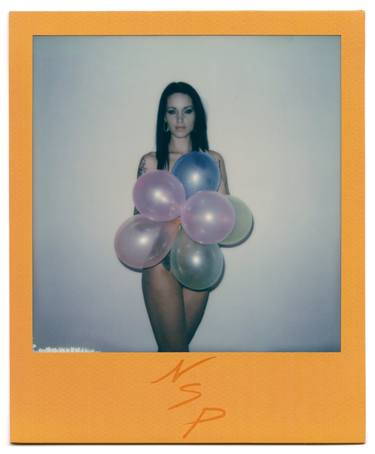 Girl with Balloons #1 - Original & Prints thumb