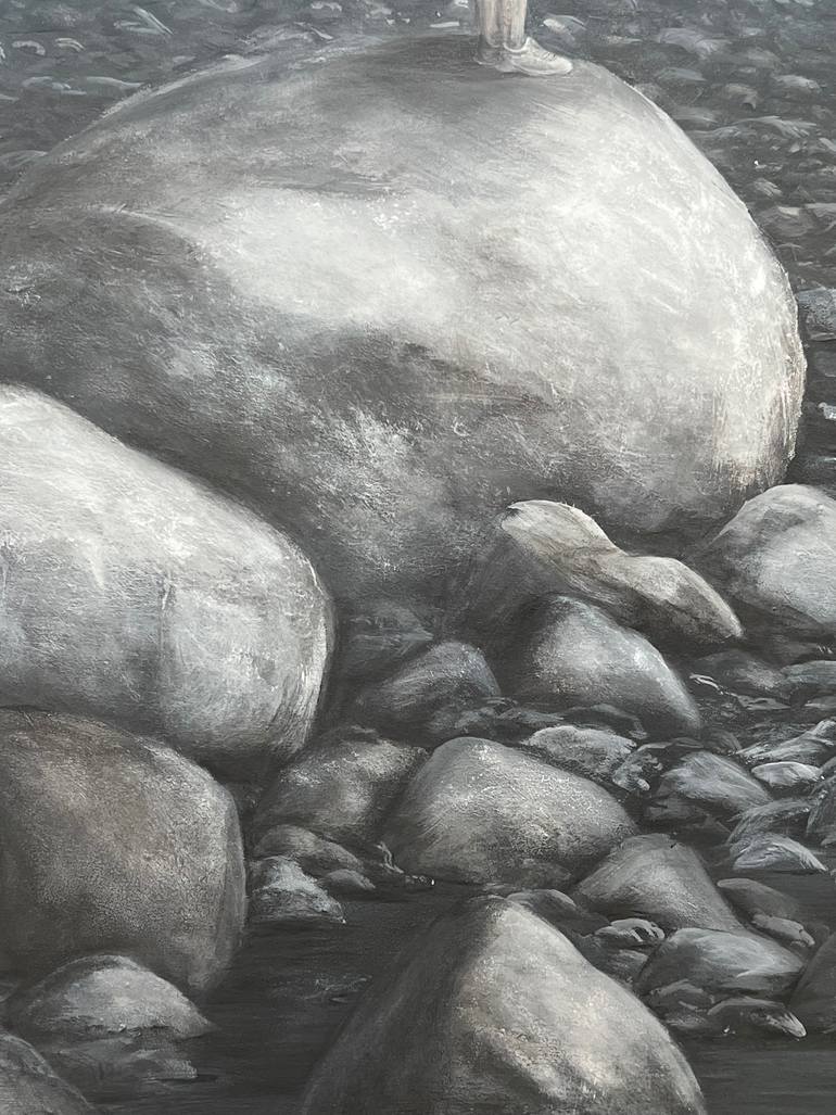 Original Contemporary Beach Painting by Linda Mcfetridge