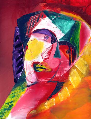 Print of Abstract Portrait Paintings by Mark Pompe