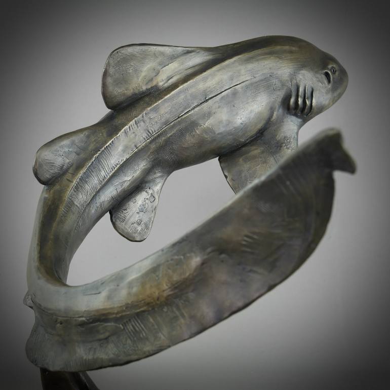 Original Contemporary Fish Sculpture by Andrzej Szymczyk