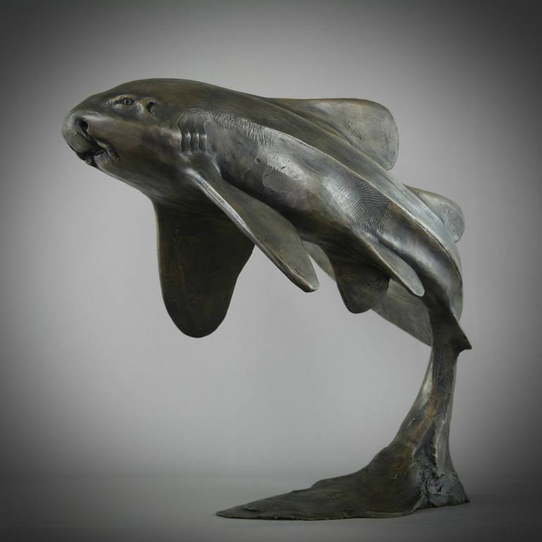 Original Contemporary Fish Sculpture by Andrzej Szymczyk