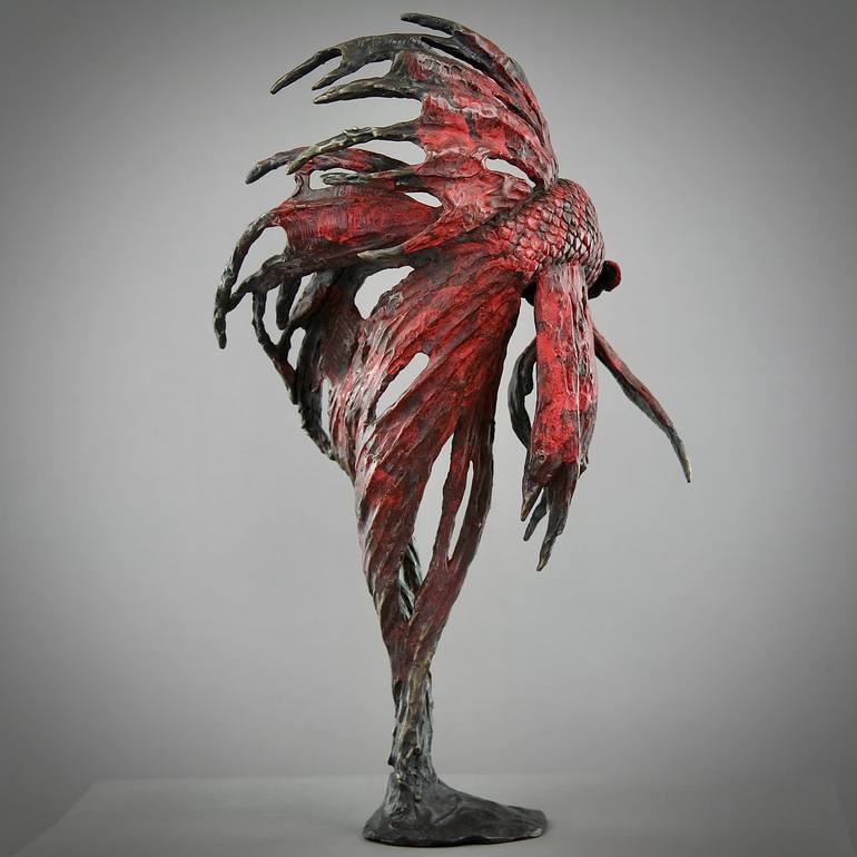 Original Figurative Fish Sculpture by Andrzej Szymczyk