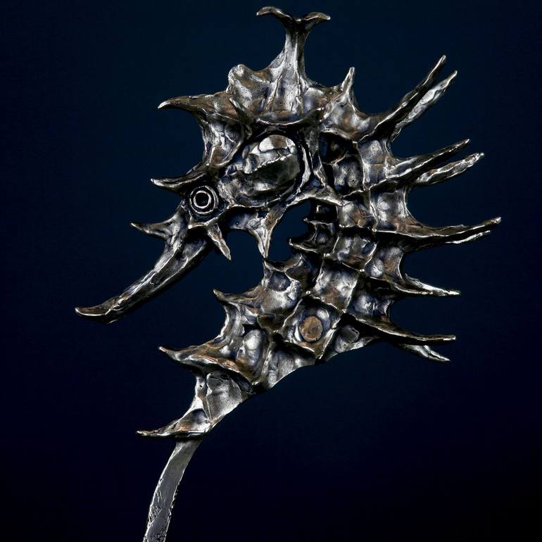 Original Figurative Fish Sculpture by Andrzej Szymczyk