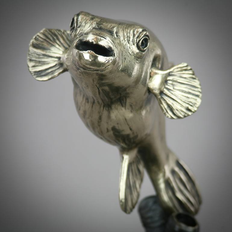 Original Contemporary Fish Sculpture by Andrzej Szymczyk