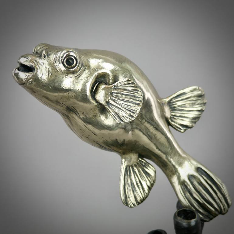 Original Contemporary Fish Sculpture by Andrzej Szymczyk