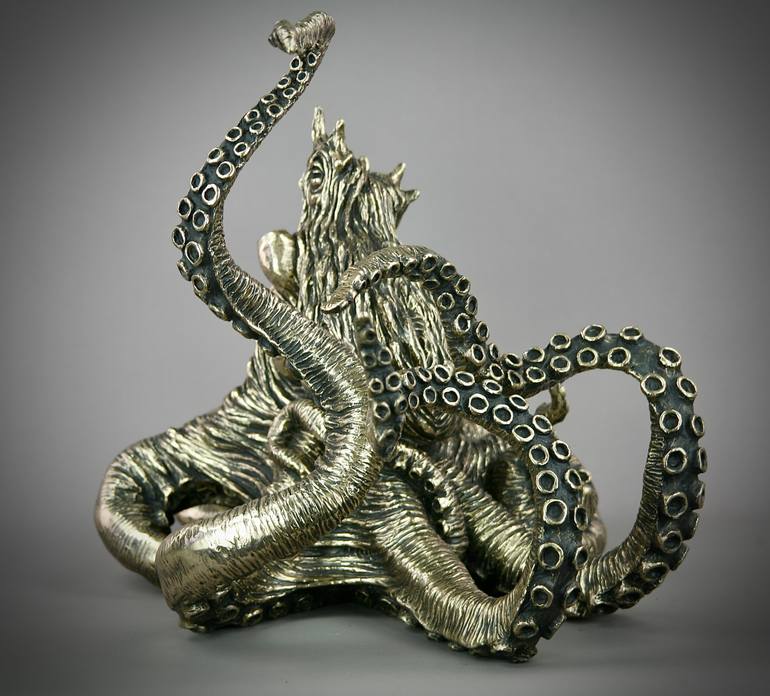 Original Art Deco Animal Sculpture by Andrzej Szymczyk