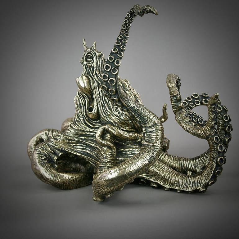 Original Art Deco Animal Sculpture by Andrzej Szymczyk