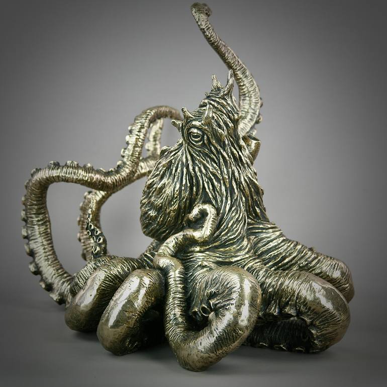 Original Art Deco Animal Sculpture by Andrzej Szymczyk