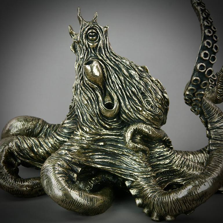 Original Art Deco Animal Sculpture by Andrzej Szymczyk