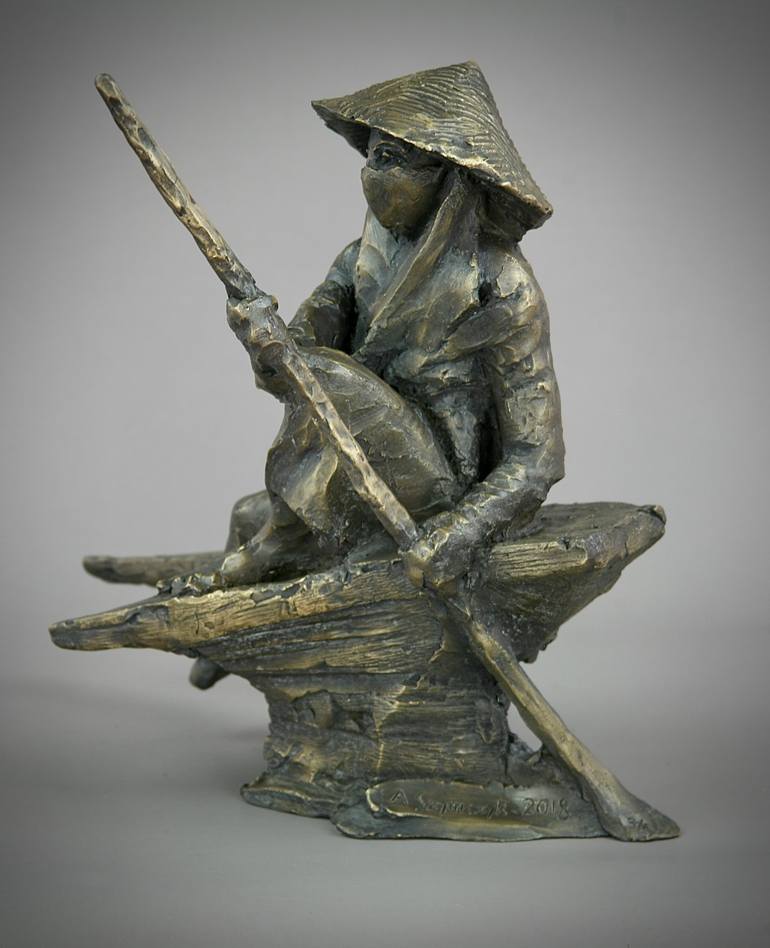 Original Contemporary People Sculpture by Andrzej Szymczyk