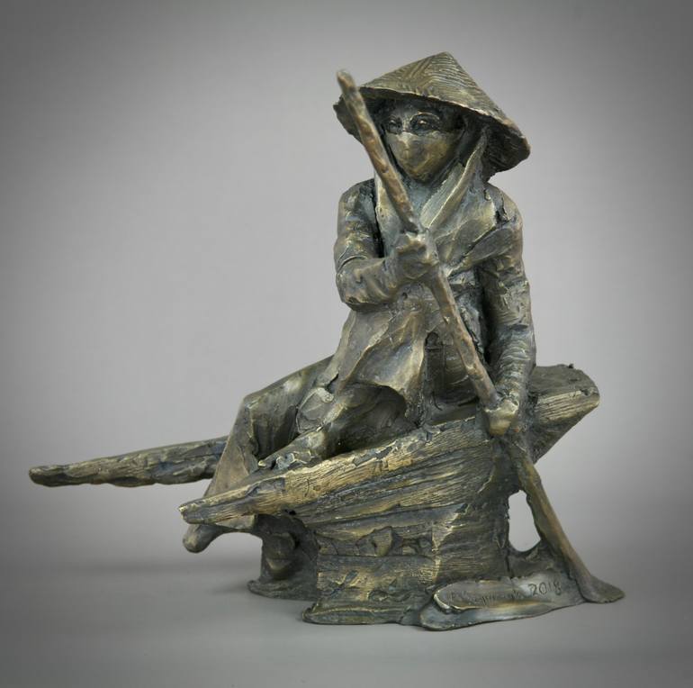 Original Contemporary People Sculpture by Andrzej Szymczyk